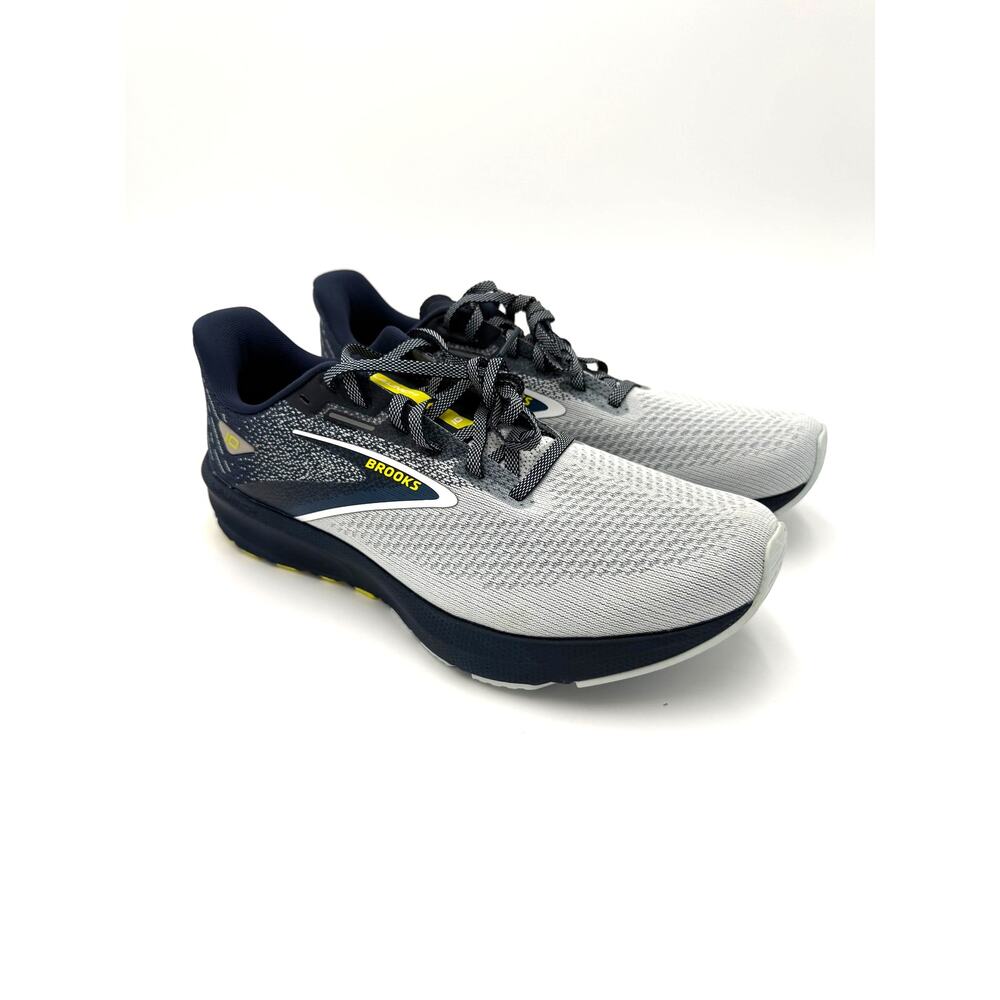 Brooks Men's Launch 10 Running Shoes - Iris/Ballad Blue/Sulphur - Men's 10.5
